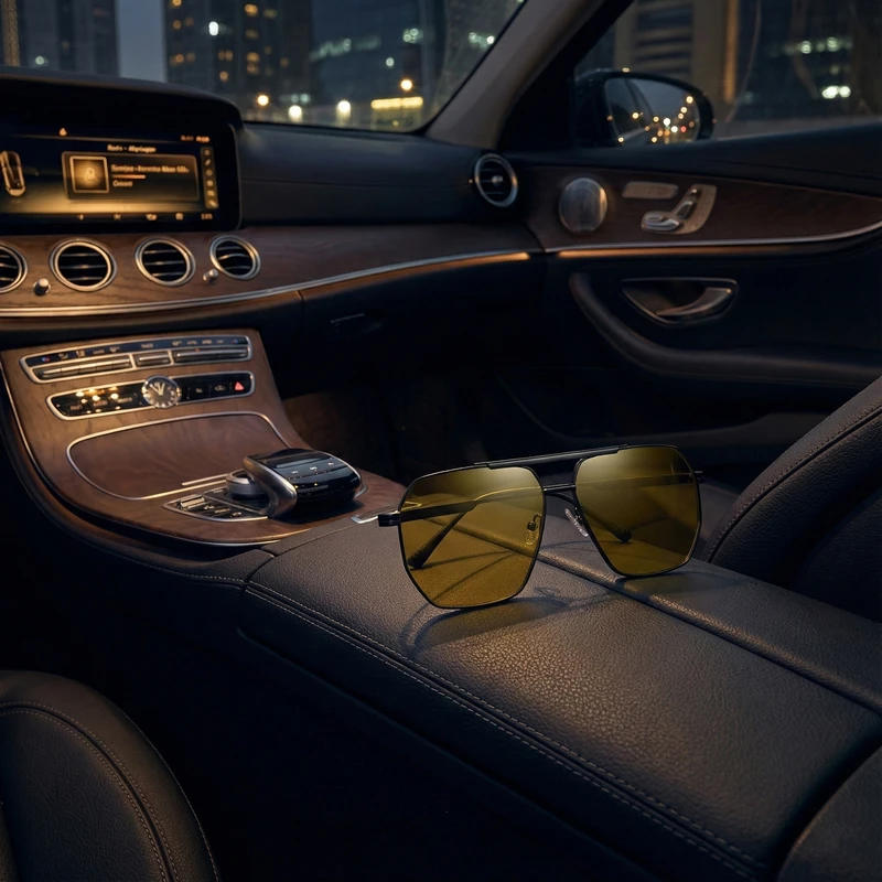 عینک شب خلبانی (Aviator) مدل JS8520C04-P92 Polarized Avantgarde Visionary - Image 4