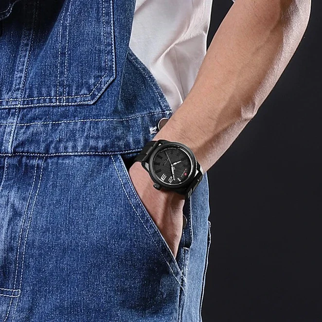 ساعت مچی عقربهای مردانه کوارتز نیوی فورس مدل nf9202 - Image 3