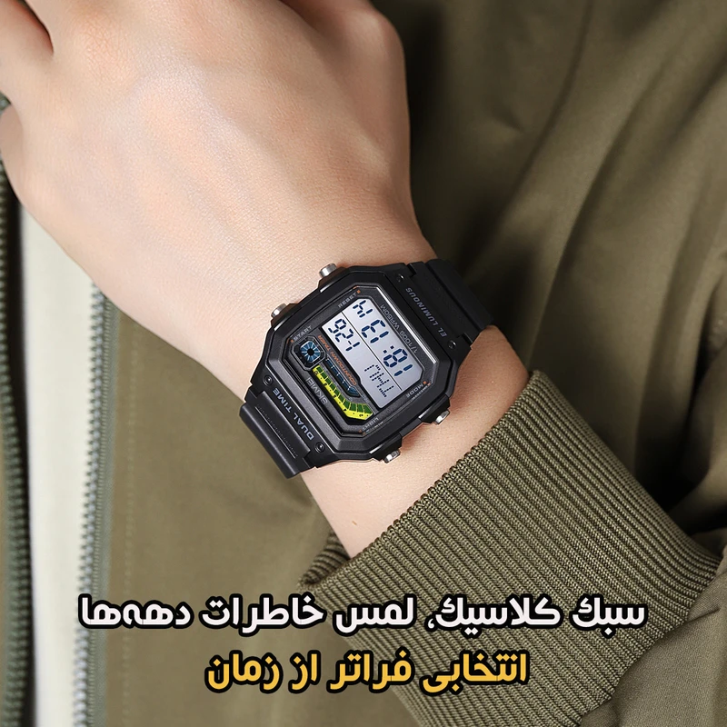 ساعت مچی دیجیتال مردانه اسکمی مدل 2307 BK - Image 5