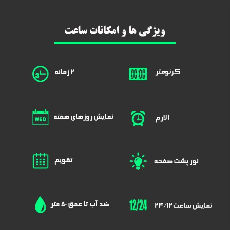 ساعت مچی دیجیتال مردانه اسکمی مدل 1568 BK - Image 6