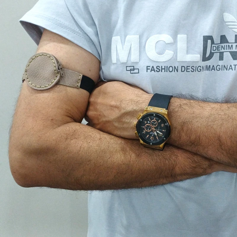 بازوبند مدل حرز و دعا چرم طبیعی کد 101 - Image 7