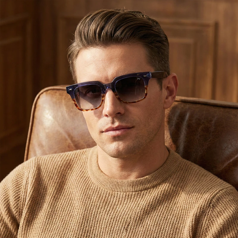 عینک آفتابی ویفرر (Wayfarer) آلبرت وگ مدل S31105-C4 Polarized Avantgarde Visionary - Image 7