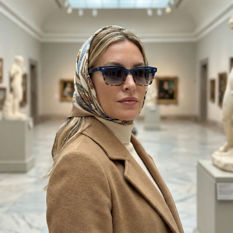 عینک آفتابی ویفرر (Wayfarer) آلبرت وگ مدل S31105-C4 Polarized Avantgarde Visionary - Image 9
