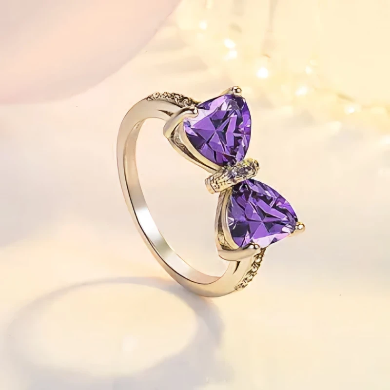 انگشتر زنانه مدل پاپیون کد yy533 - Image 7