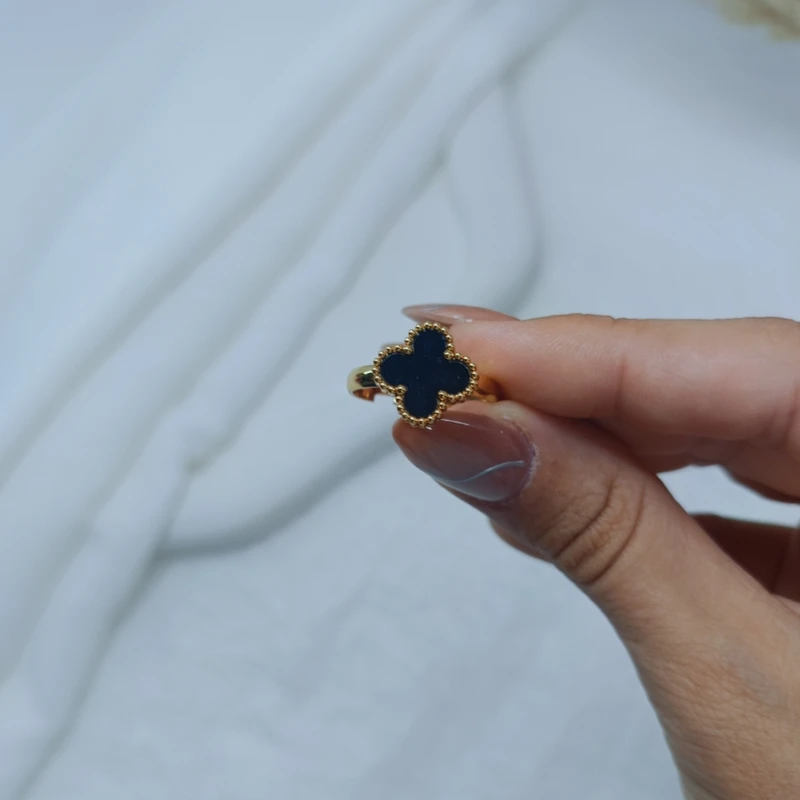 انگشتر زنانه طرح ونکلیف کد 1856 - Image 6