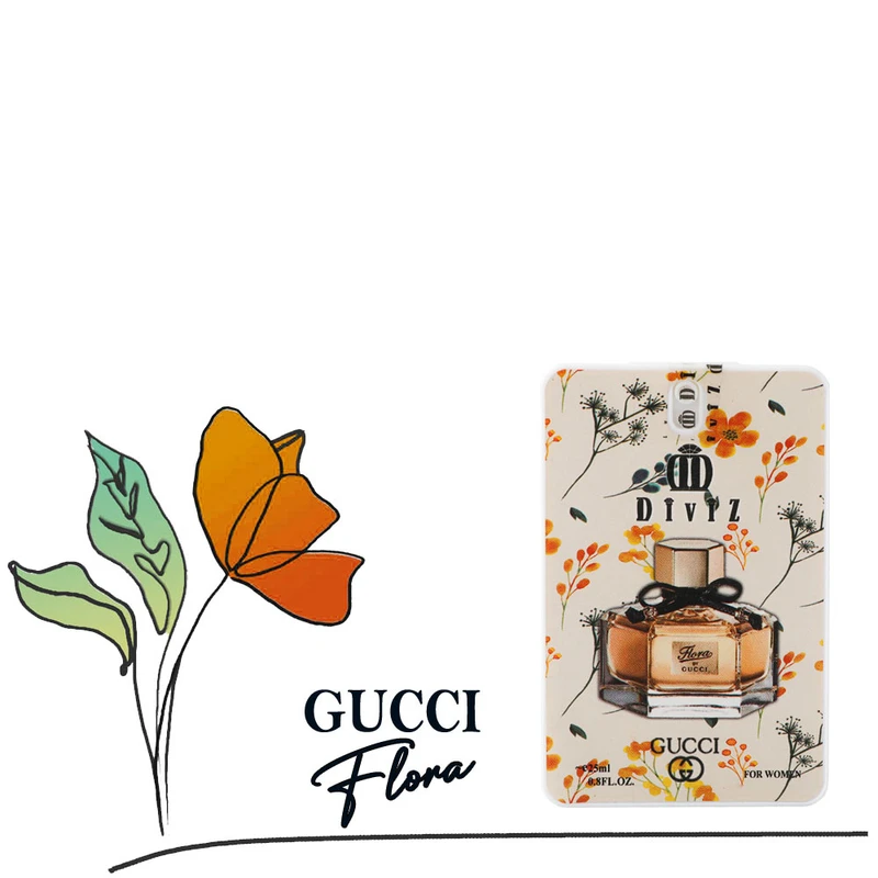 عطر جیبی زنانه دیوایز مدل گوچی فلورا با رایحه گرم حجم 25 میلیلیتر - Image 3