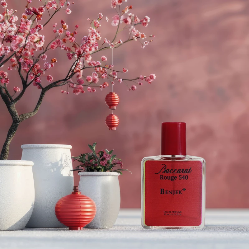 عطر جیبی بنجک مدل باکارات رژ با رایحه گرم و شیرین حجم 30 میلیلیتر - Image 2